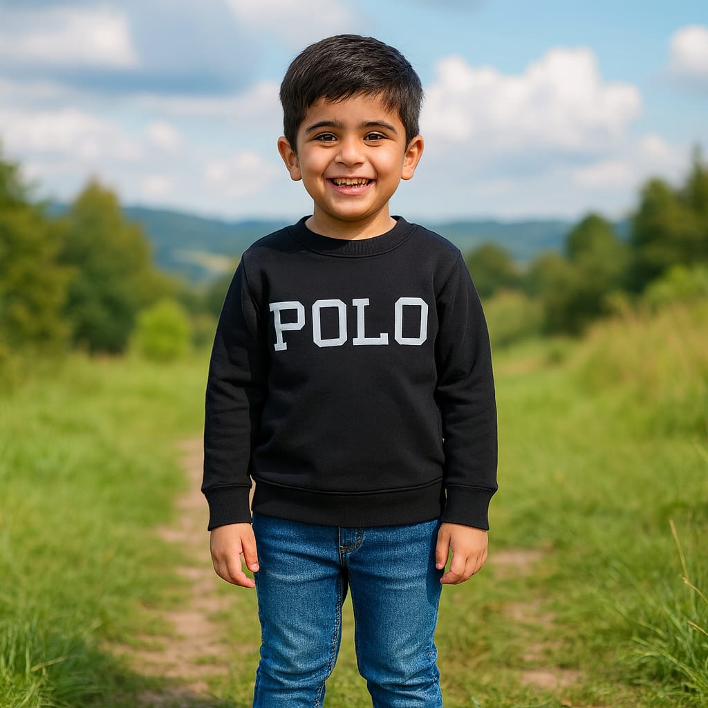 Polo Black Sweatshirt
